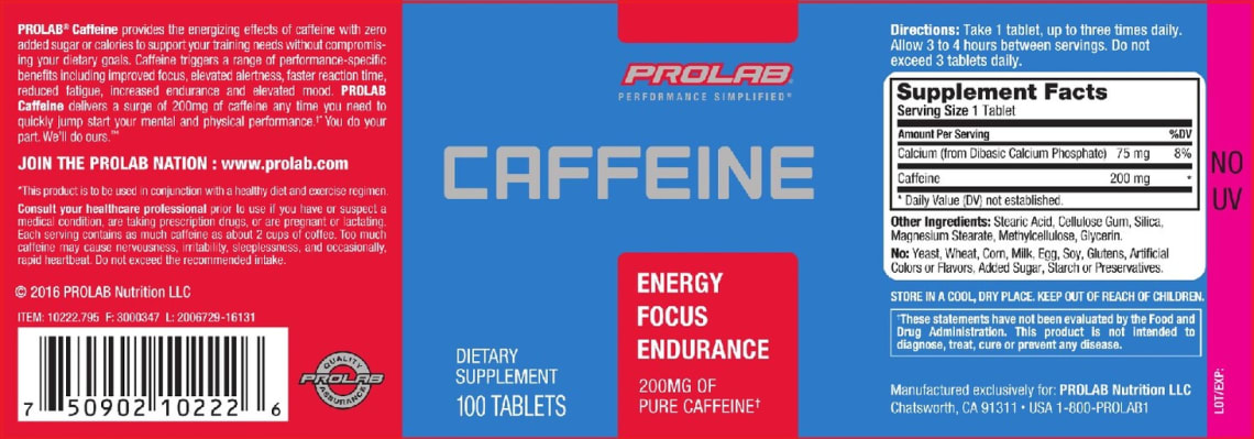 Caffeine from Prolab