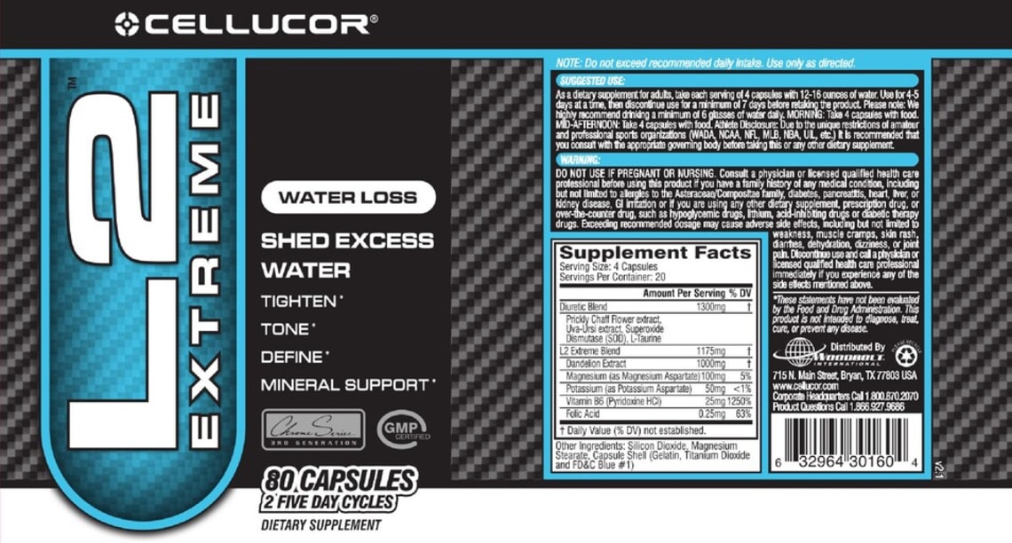 L2 Extreme Water Loss from Cellucor