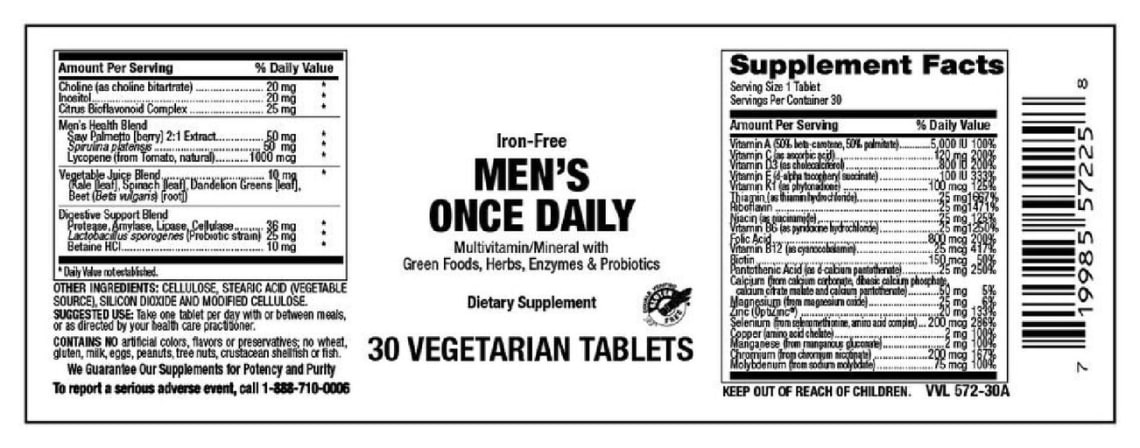 Iron-Free Men's Once Daily from Vitamer Laboratories