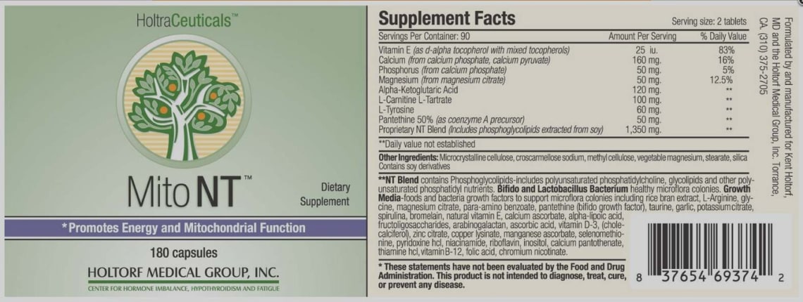 Mito NT from HoltraCeuticals