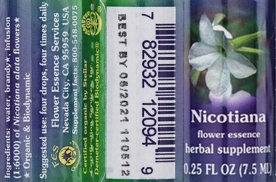 Nicotiana Flower Essence from Flower Essence Services