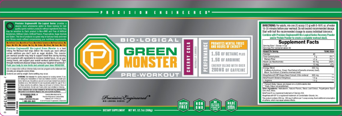 Green Monster Cherry Cola from Precision Engineered Bio-Logical