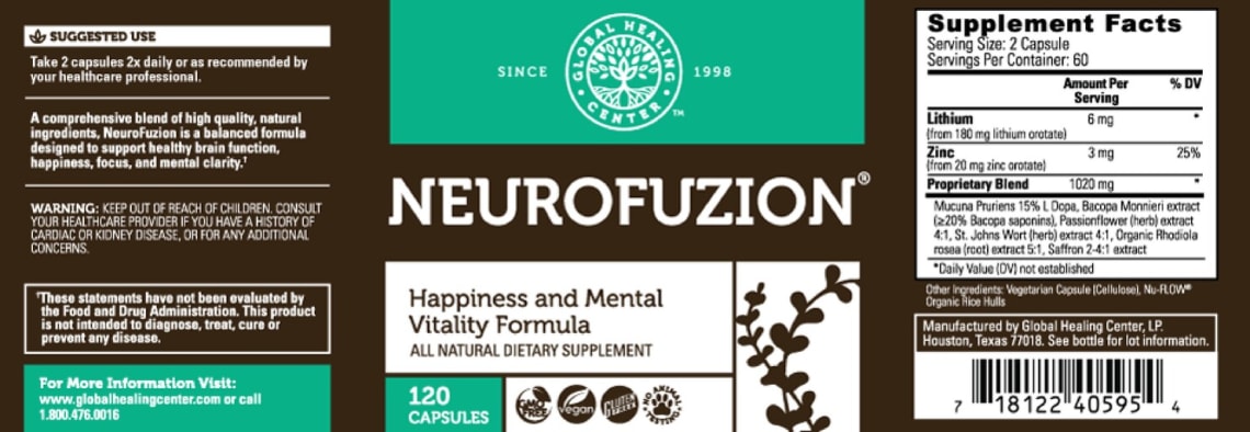 NeuroFuzion from Global Healing Center