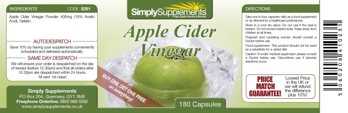 Apple Cider Vinegar from Simply Supplements