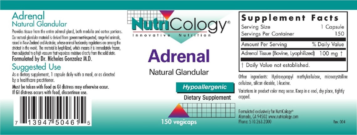 Adrenal Natural Glandular from NutriCology