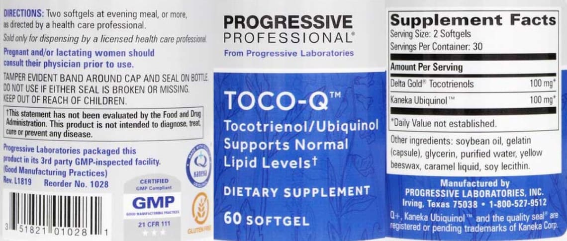 Toco-Q from Progressive Professional