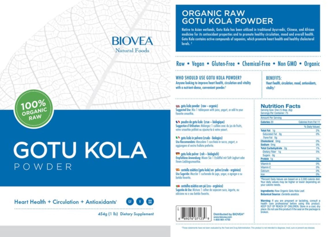 Gotu Kola Powder from Biovea