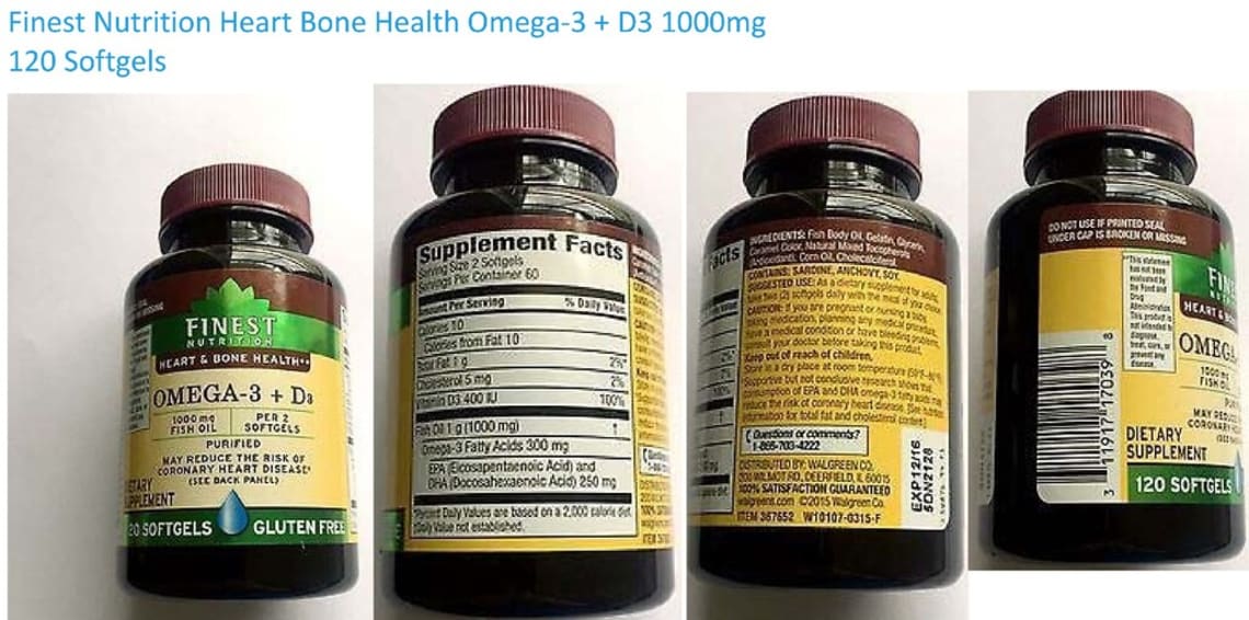 Omega-3 + D3 from Finest Nutrition