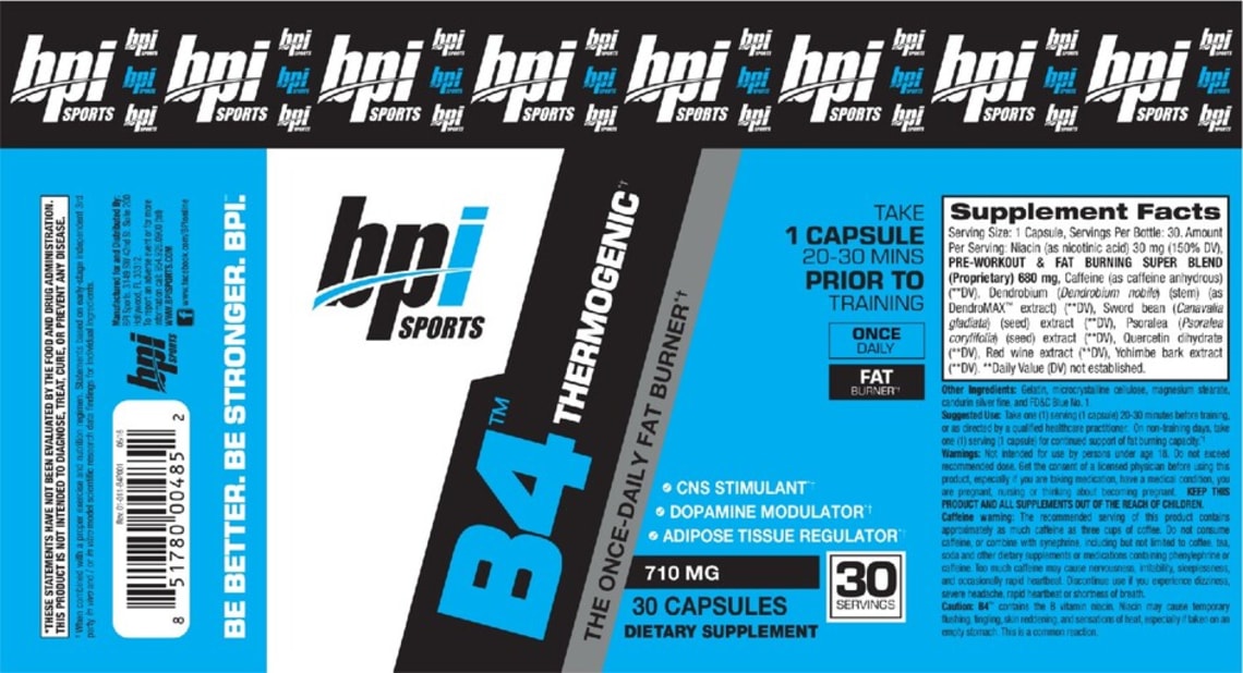 B4 Thermogenic 710 mg from BPI Sports