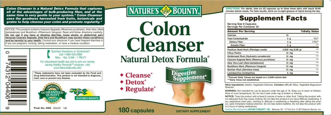 Colon Cleanser from Nature's Bounty