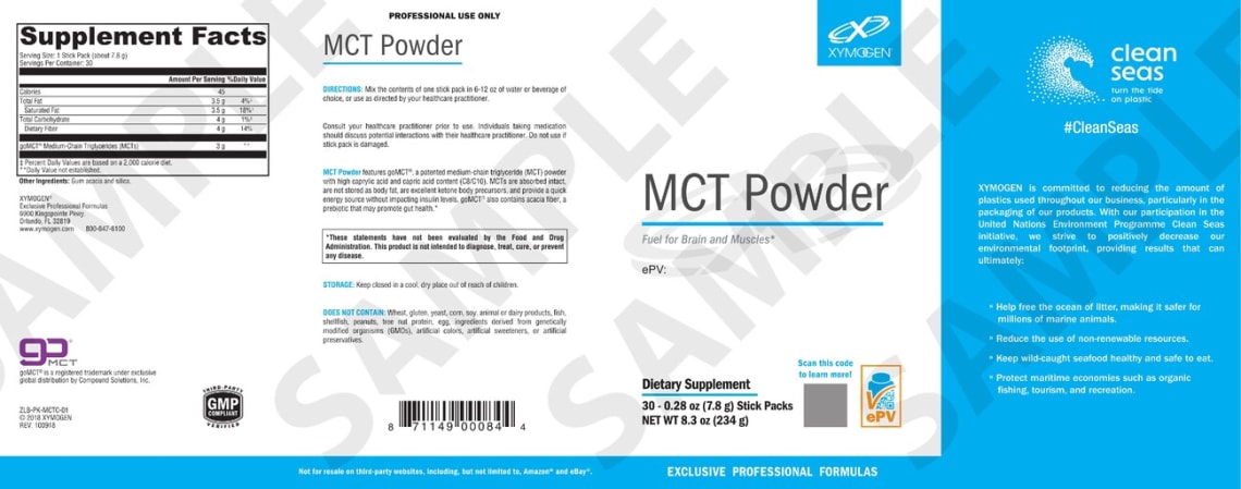 MCT Powder from XYMOGEN