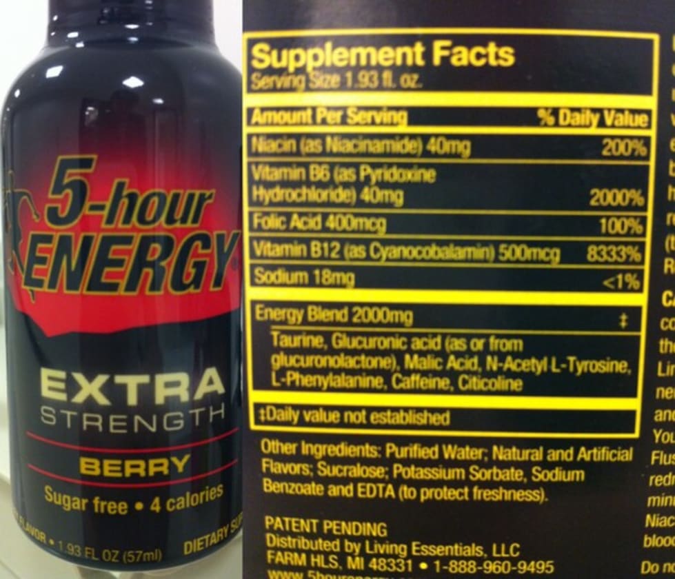 5-hour Energy Extra Strength Berry from Living Essentials