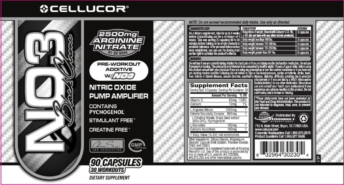 NO3 Black Chrome from Cellucor