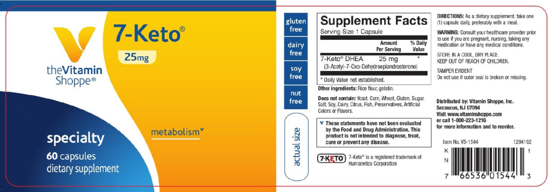 7-Keto 25 mg from The Vitamin Shoppe