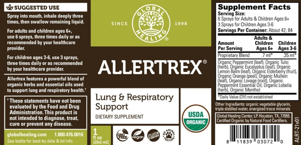 Allertrex from Global Healing Center