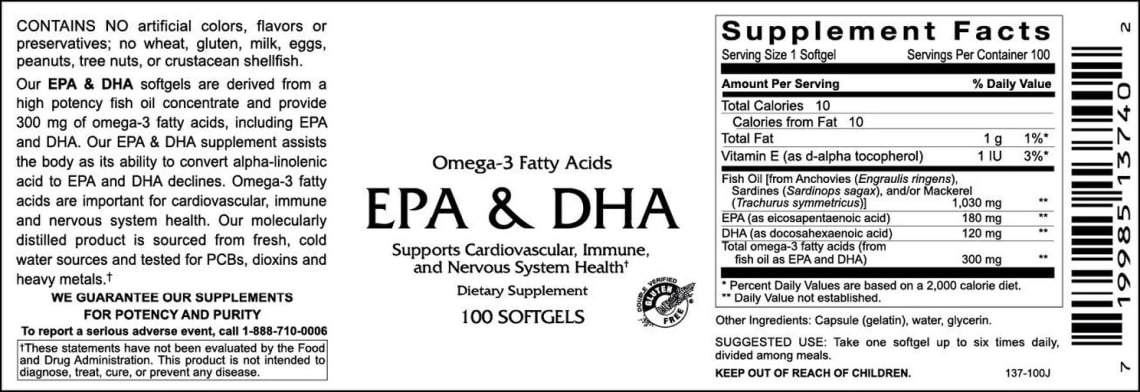 EPA & DHA from VitaCeutical Labs