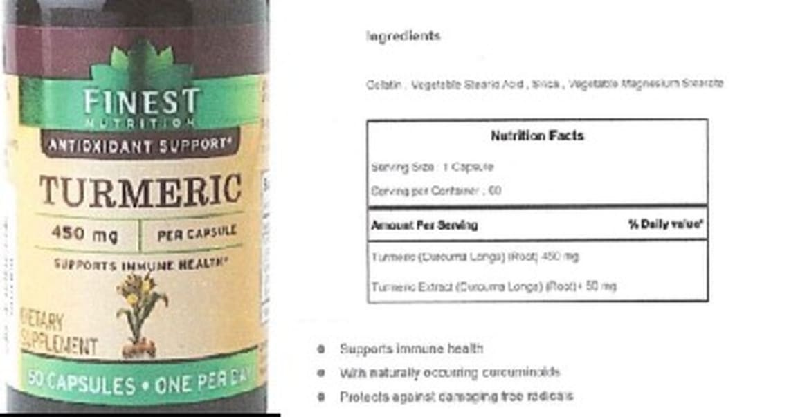 Turmeric from Finest Nutrition