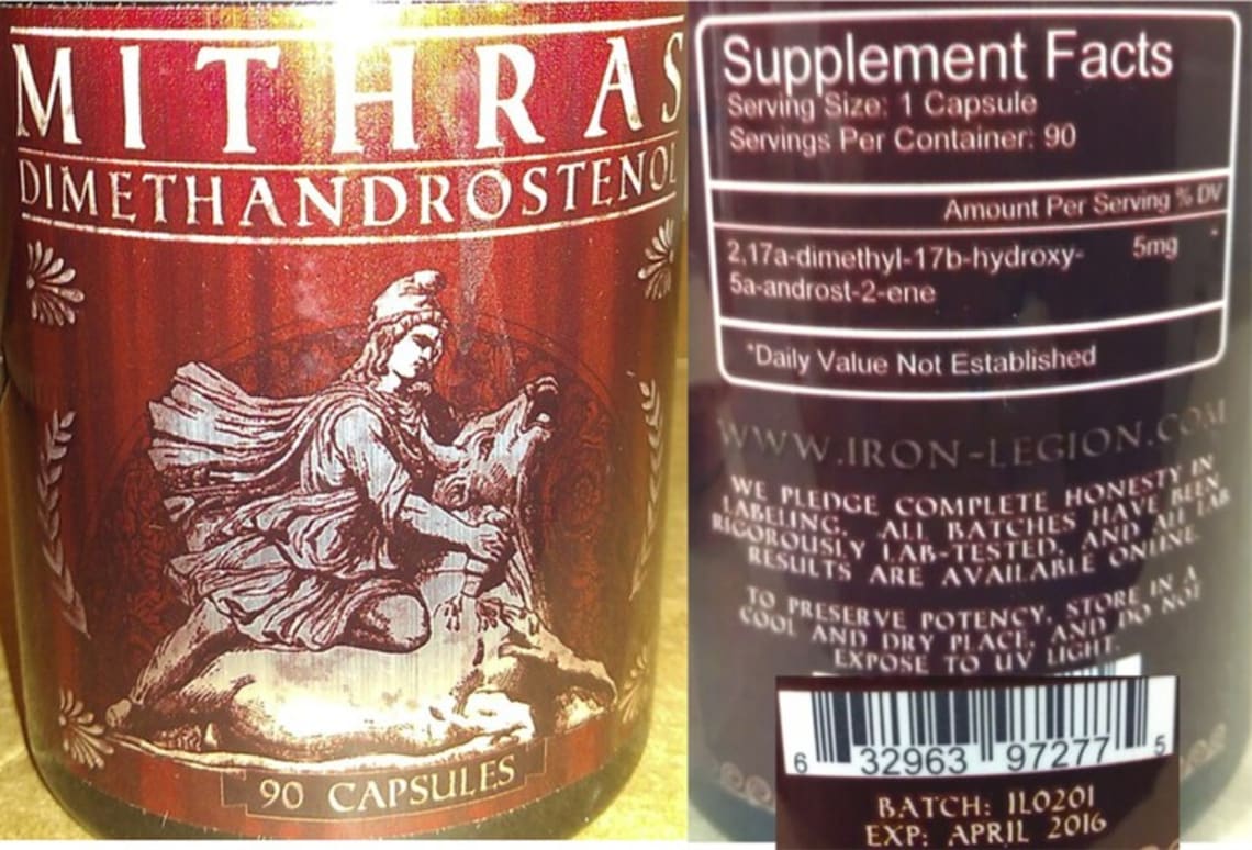 Mithras Dimethandrostenol from Iron Legion