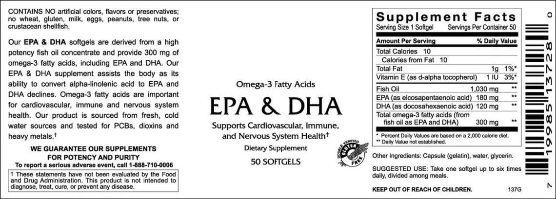 EPA & DHA from VitaCeutical Labs
