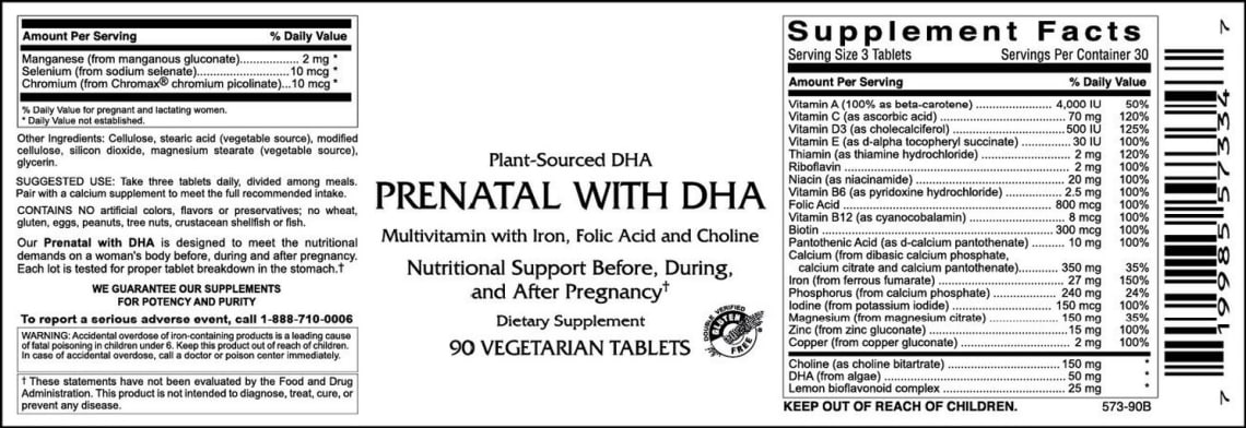 Prenatal With DHA from VitaCeutical Labs