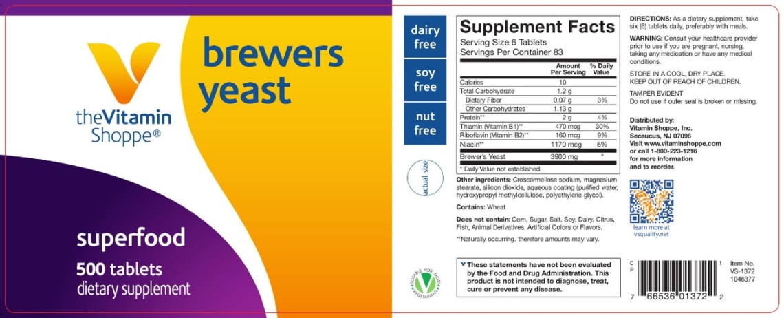 Brewers Yeast from The Vitamin Shoppe