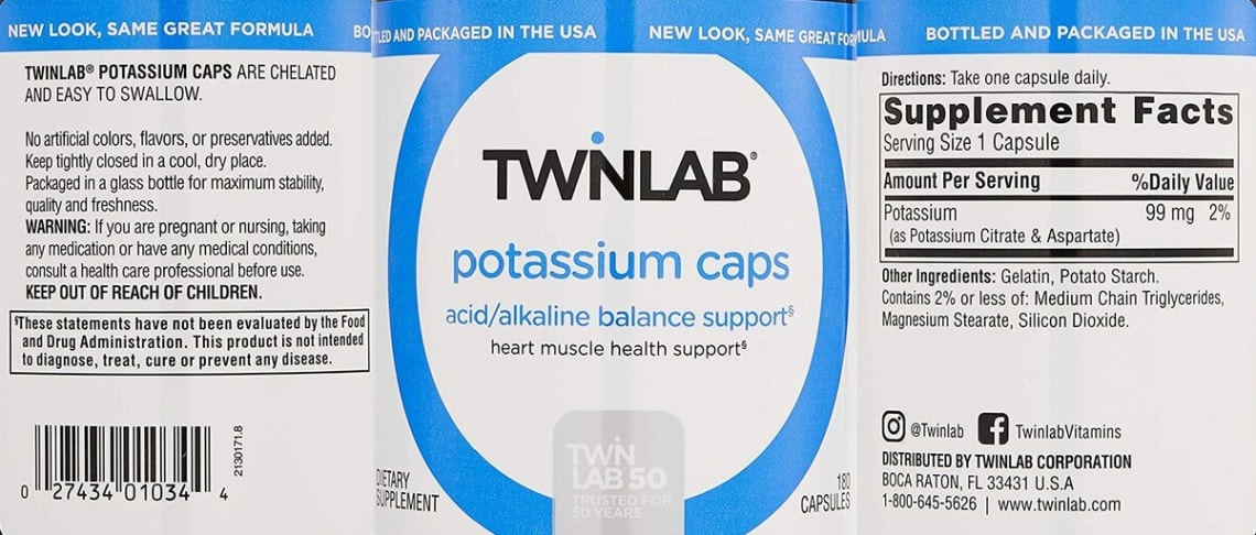 Potassium Caps from Twinlab