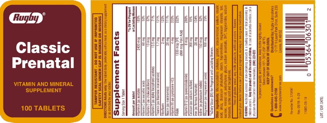 Classic Prenatal from Rugby