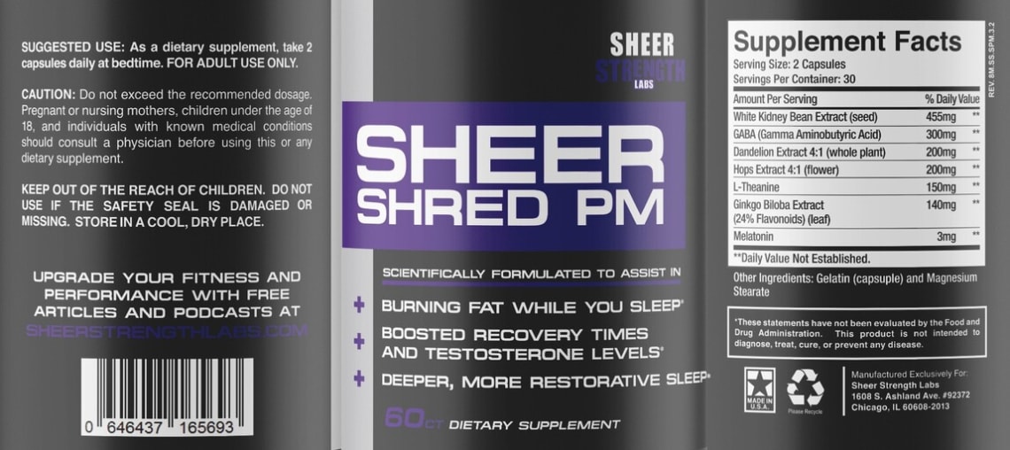 Sheer Shred PM from Sheer Strength Labs