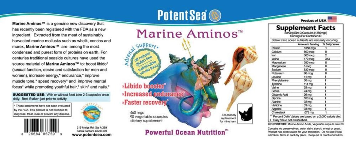 Marine Aminos from Potent Sea