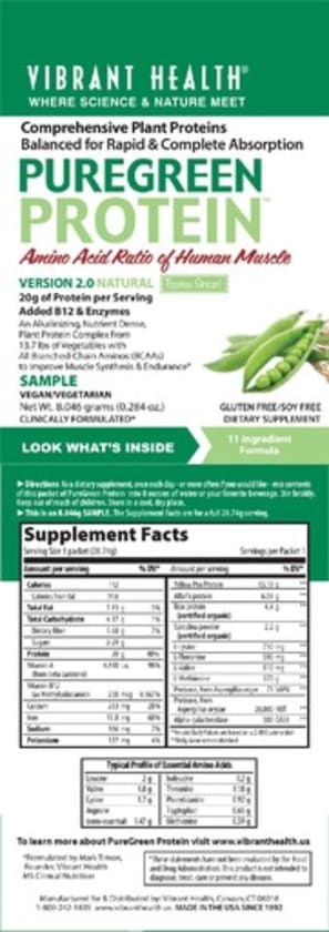 PureGreen Protein Natural from Vibrant Health