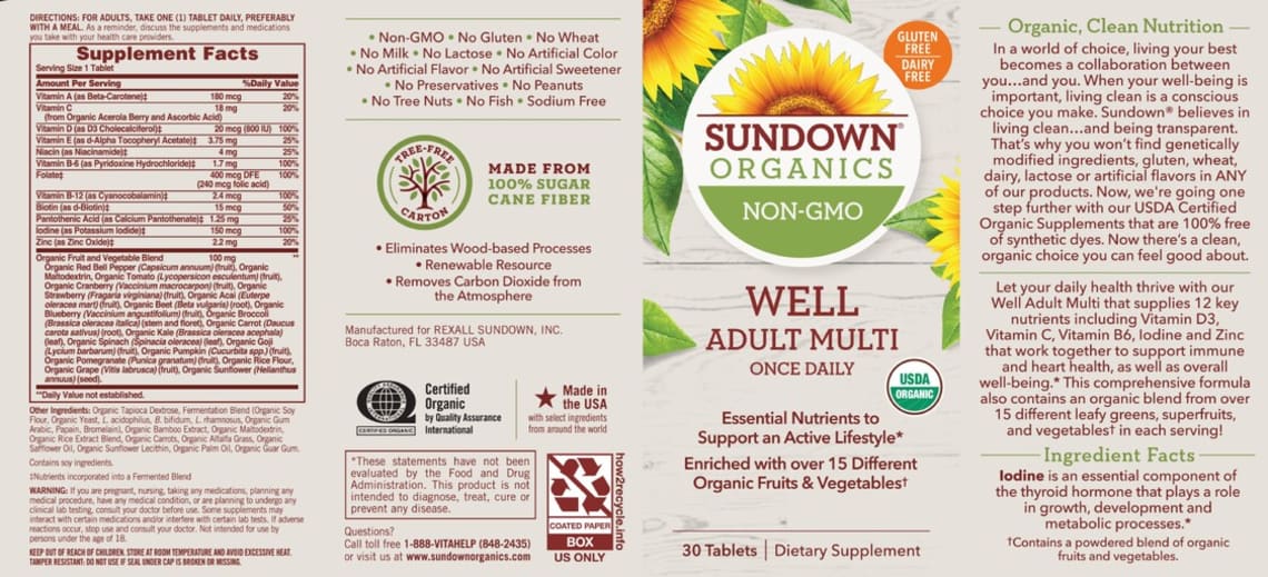 Well Adult Multi from Sundown