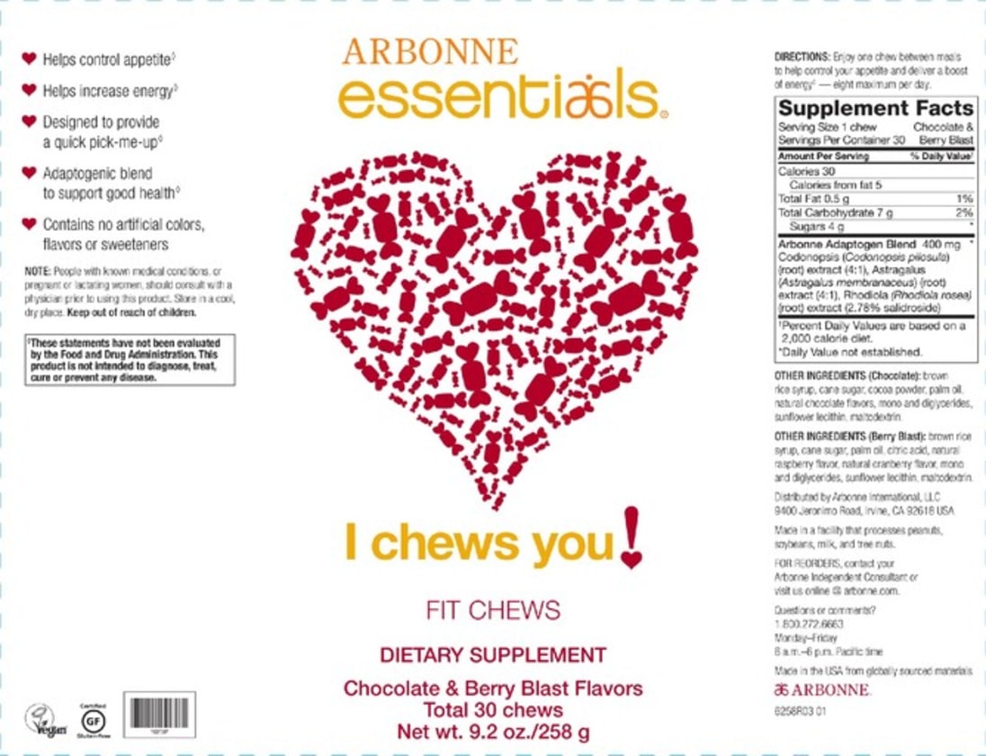 Fit Chews from Arbonne