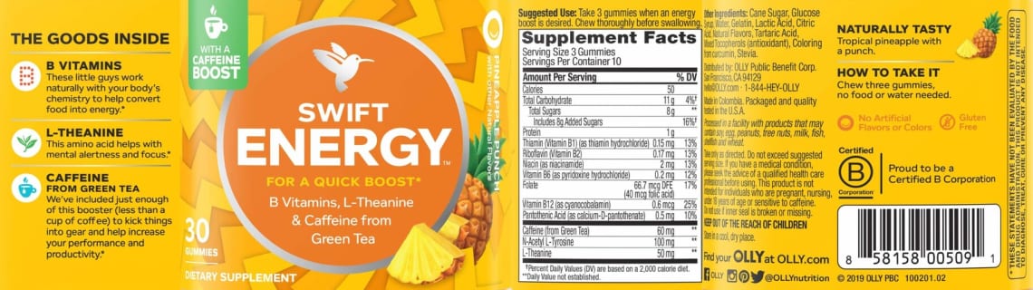 Swift Energy Pineapple Punch from OLLY