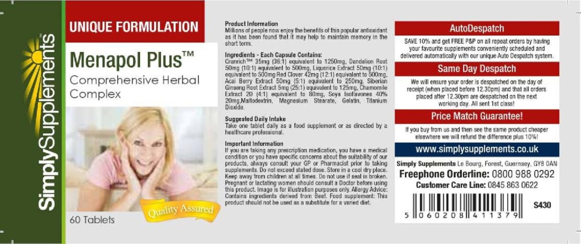 Menapol Plus from SimplySupplements
