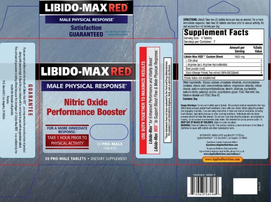 Libido-Max Red from Applied Nutrition