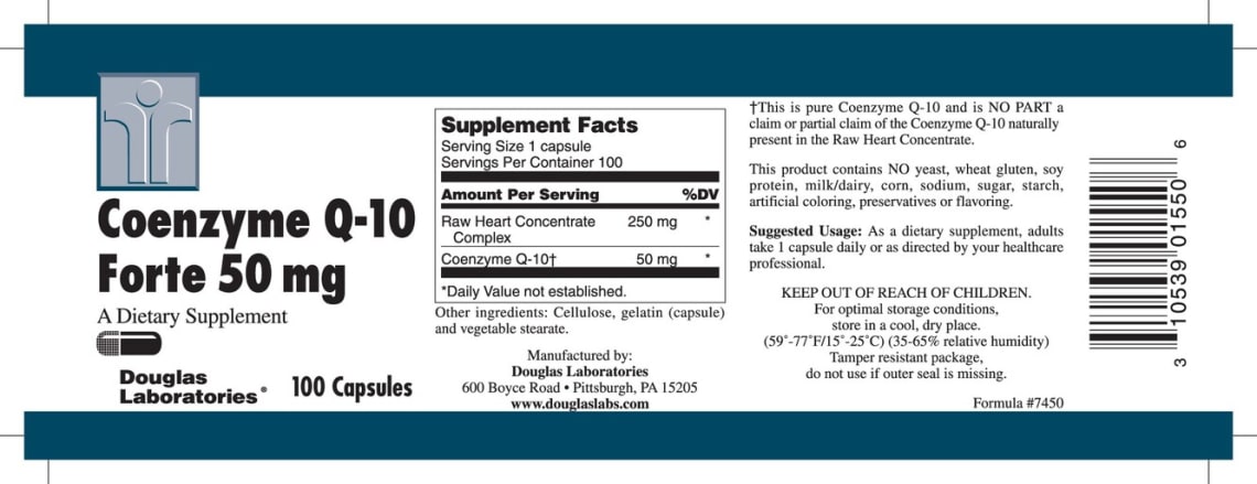 Coenzyme Q-10 Forte 50 mg from Douglas Laboratories