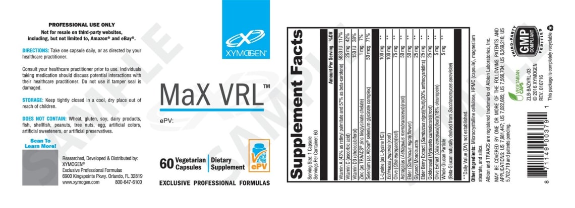 MaX VRL from XYMOGEN