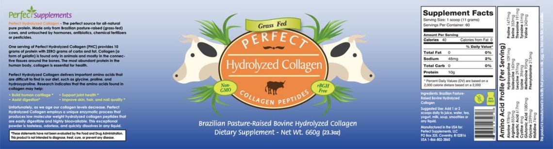 Perfect Hydrolyzed Collagen from Perfect Supplements