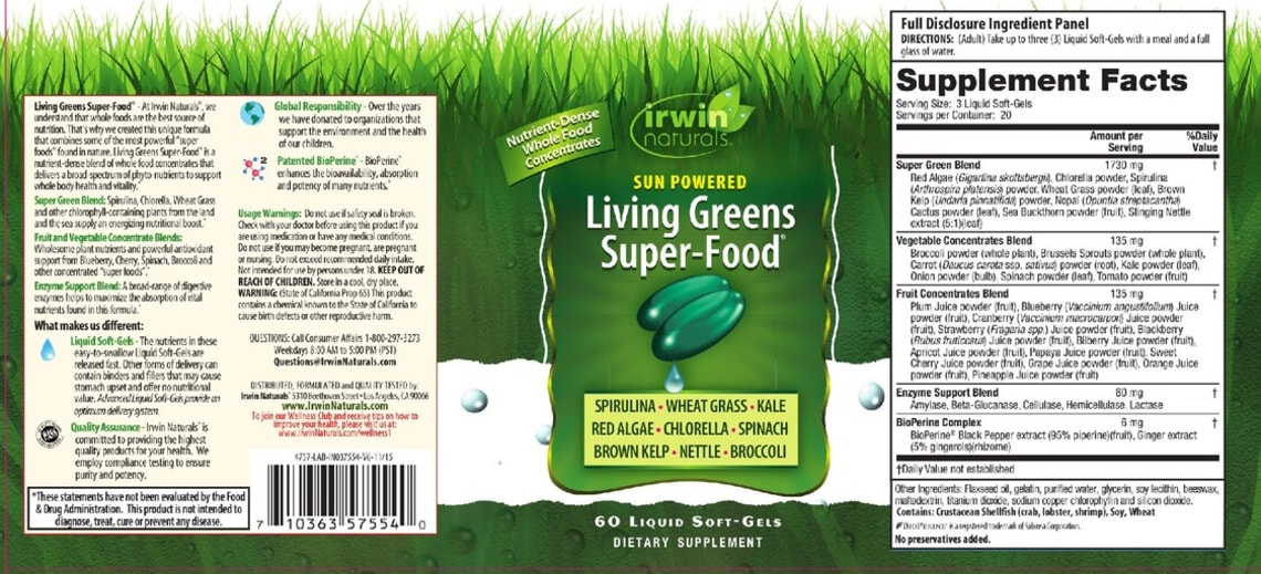 Living Greens Super-Food from Irwin Naturals