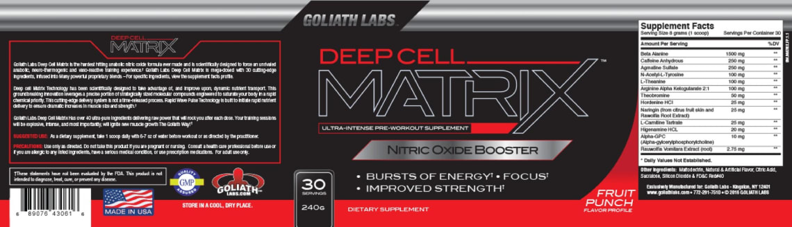 Deep Cell Matrix Fruit Punch from Goliath Labs