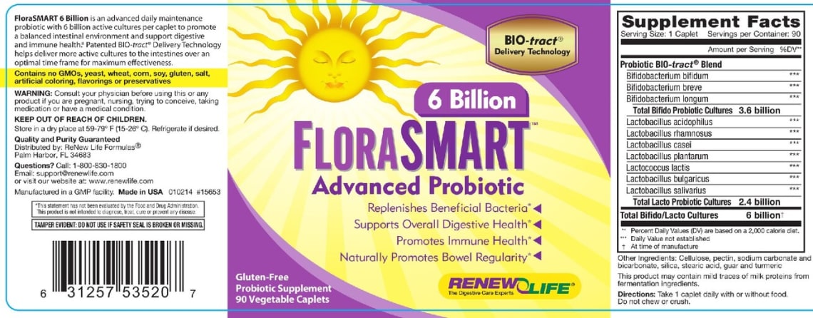 FloraSmart 6 Billion from Renew Life