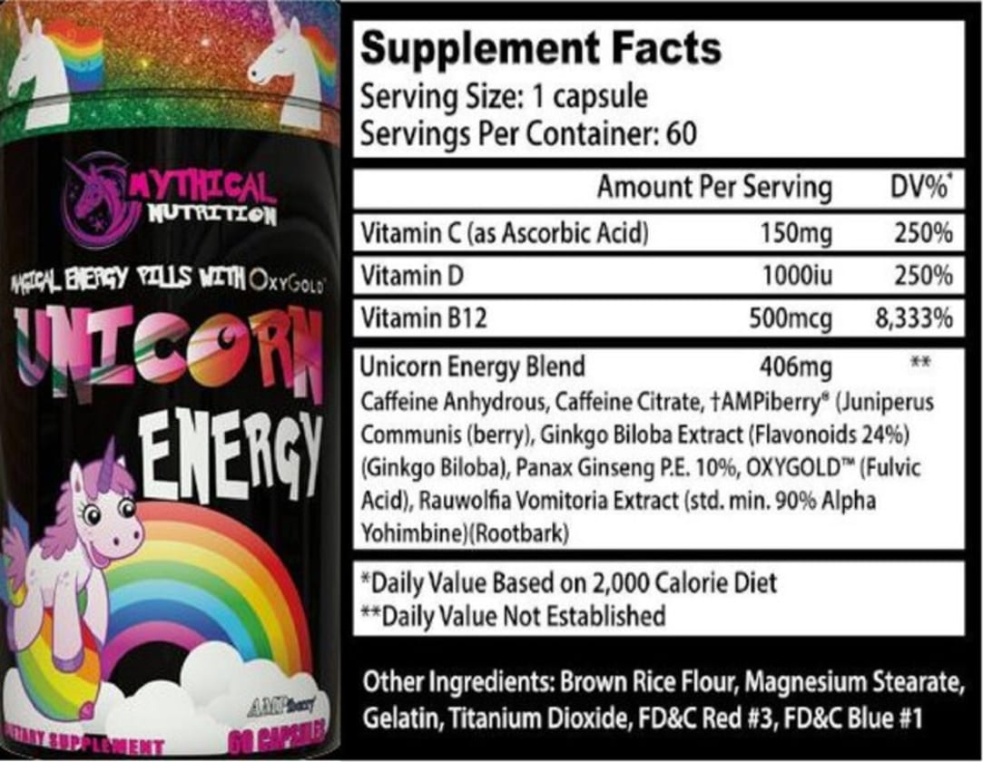 Unicorn Energy from Mythical Nutrition