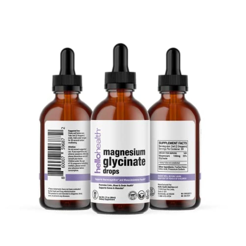 Magnesium Glycinate Liquid Drops from HELLO HEALTH