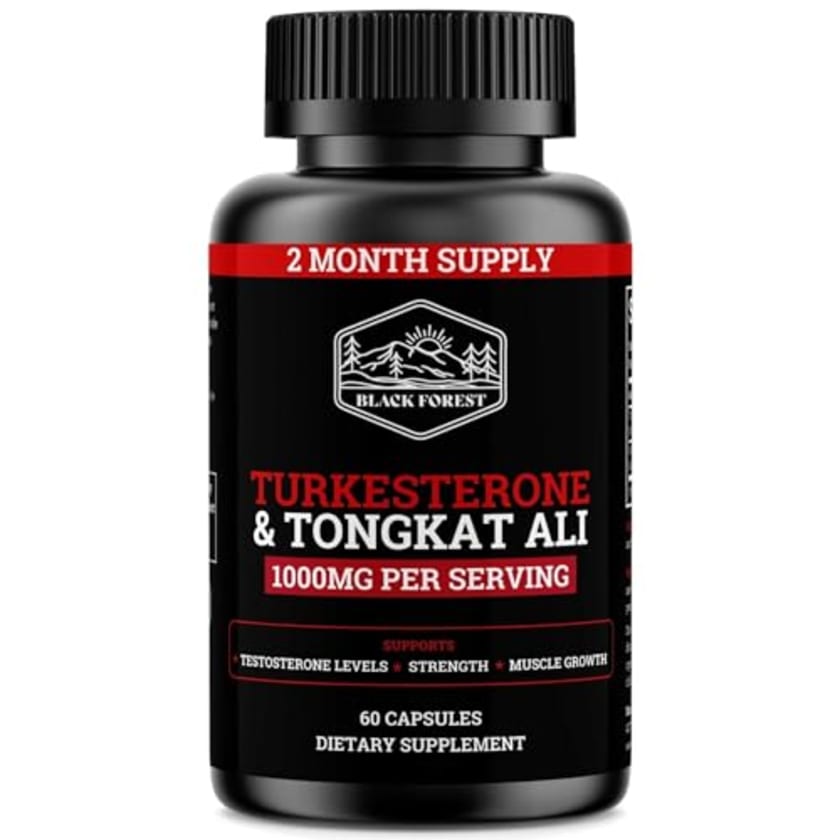 Turkesterone & Tongkat Ali 1000mg from Black Forest
