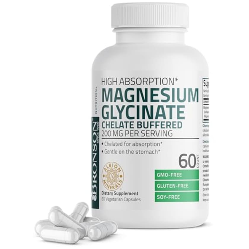 Magnesium Glycinate 200 mg from Bronson