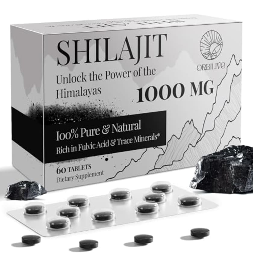 Shilajit 1000 MG from ORBILIVE