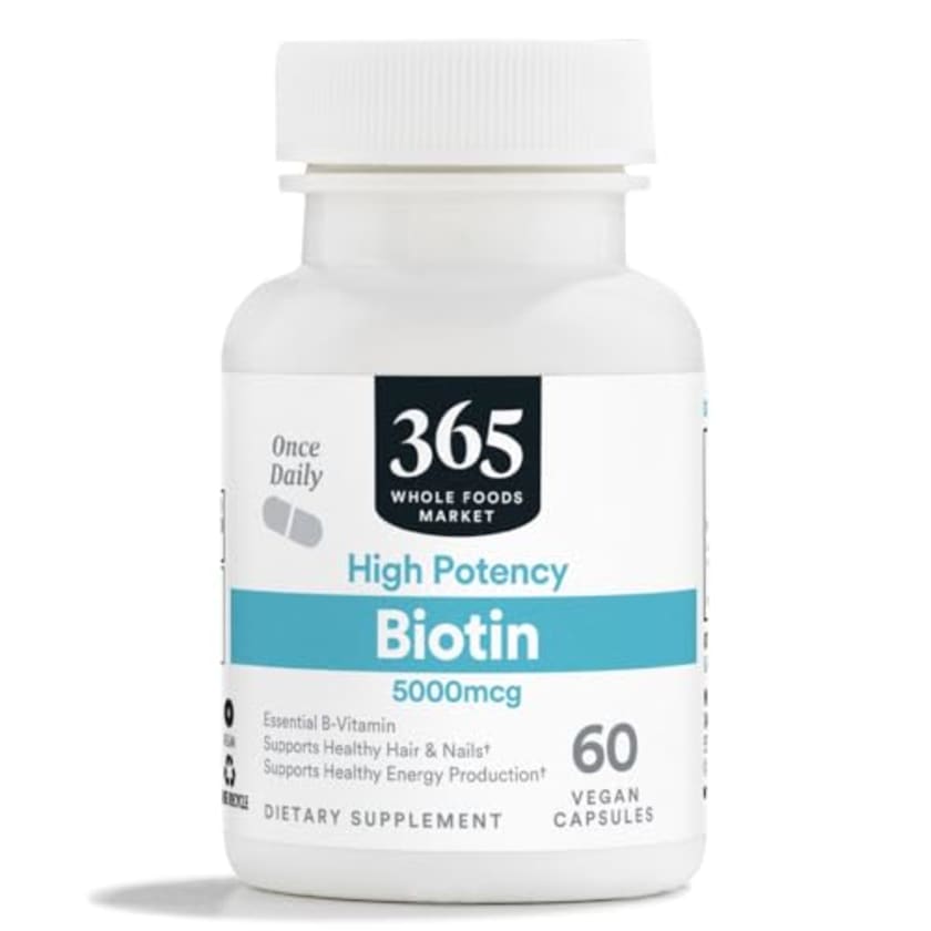 Biotin 5000 mcg from 365 by Whole Foods Market