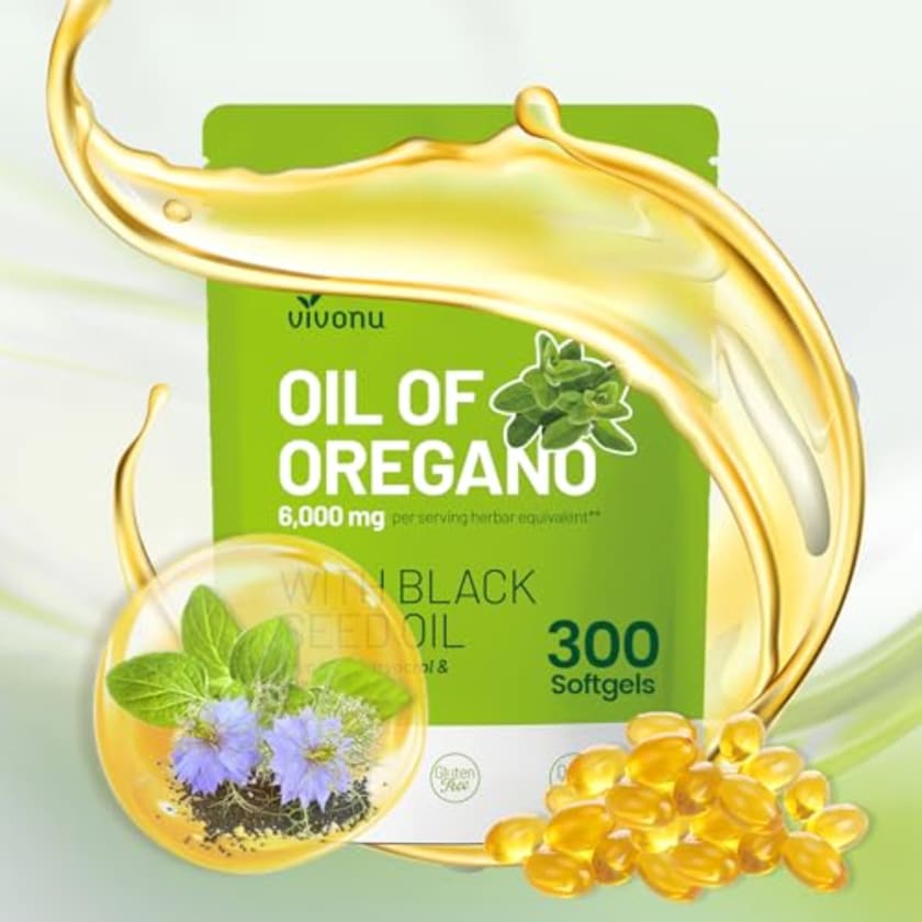Oil of Oregano with Black Seed Oil from VivoNu