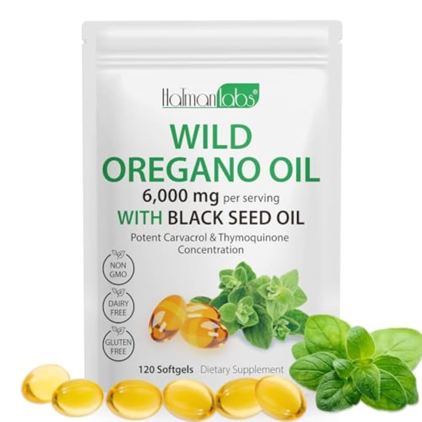 Wild Oregano Oil with Black Seed Oil from HatmanLabs