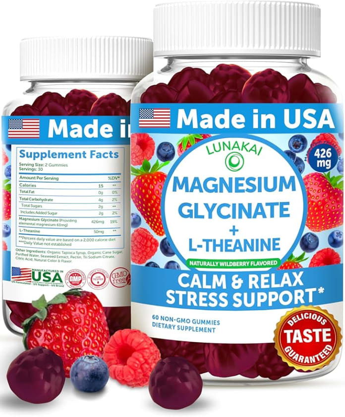 Magnesium Glycinate Gummies from Lunakai